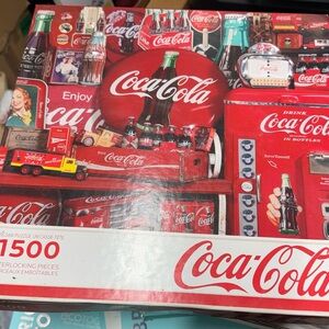 Coca Cola Puzzle - Red and White